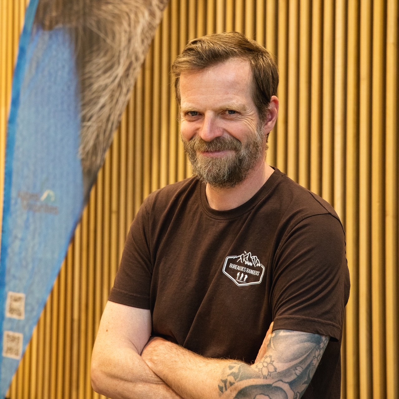 Martin Mulberger diplomé Ranger au festival Salamandre Ranger nature dans le Jura vaudois Sortie nature en Suisse romande Sensibilisation à la biodiversité Bureau des Rangers